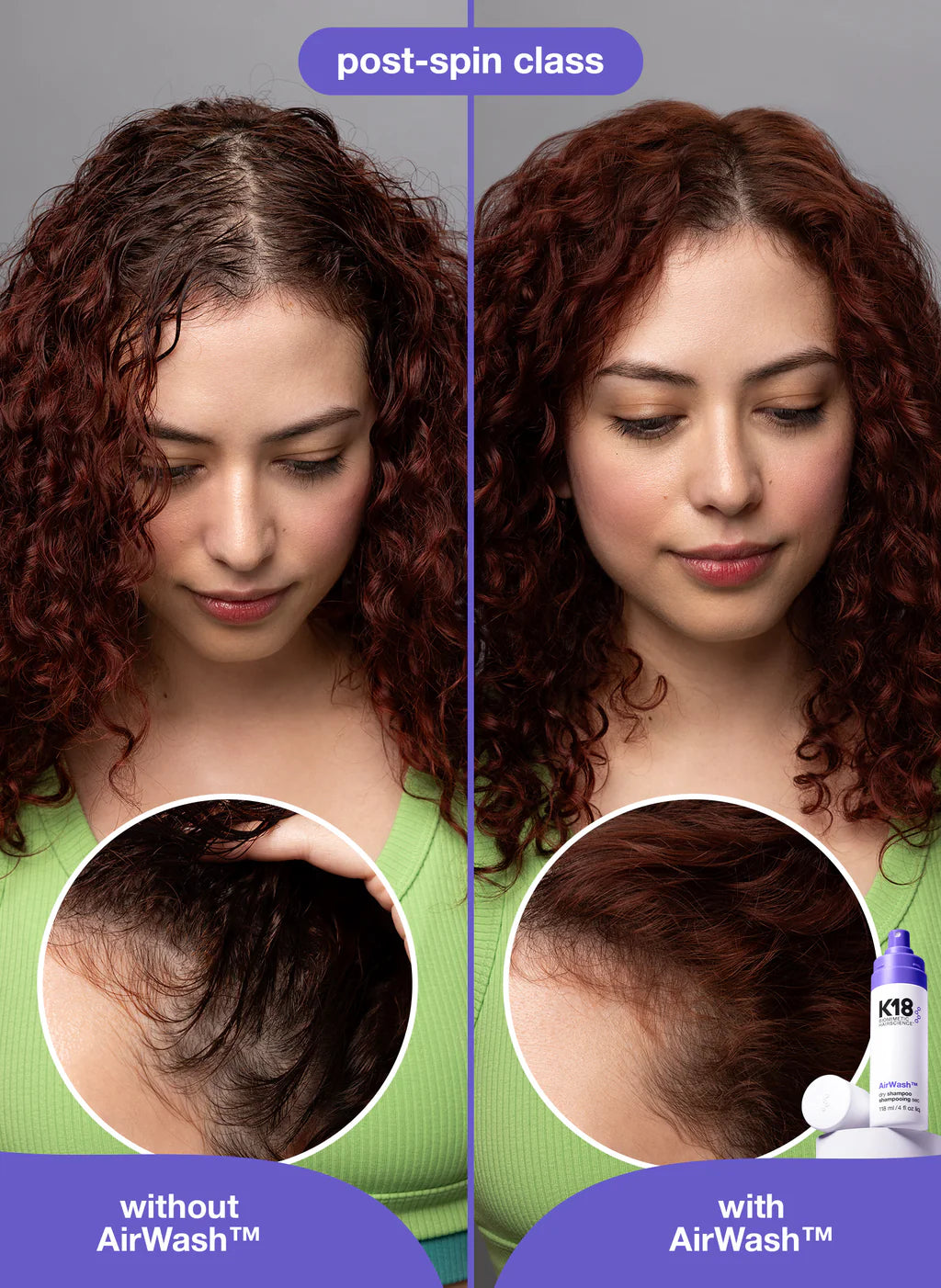 K18 AirWash™ dry shampoo
