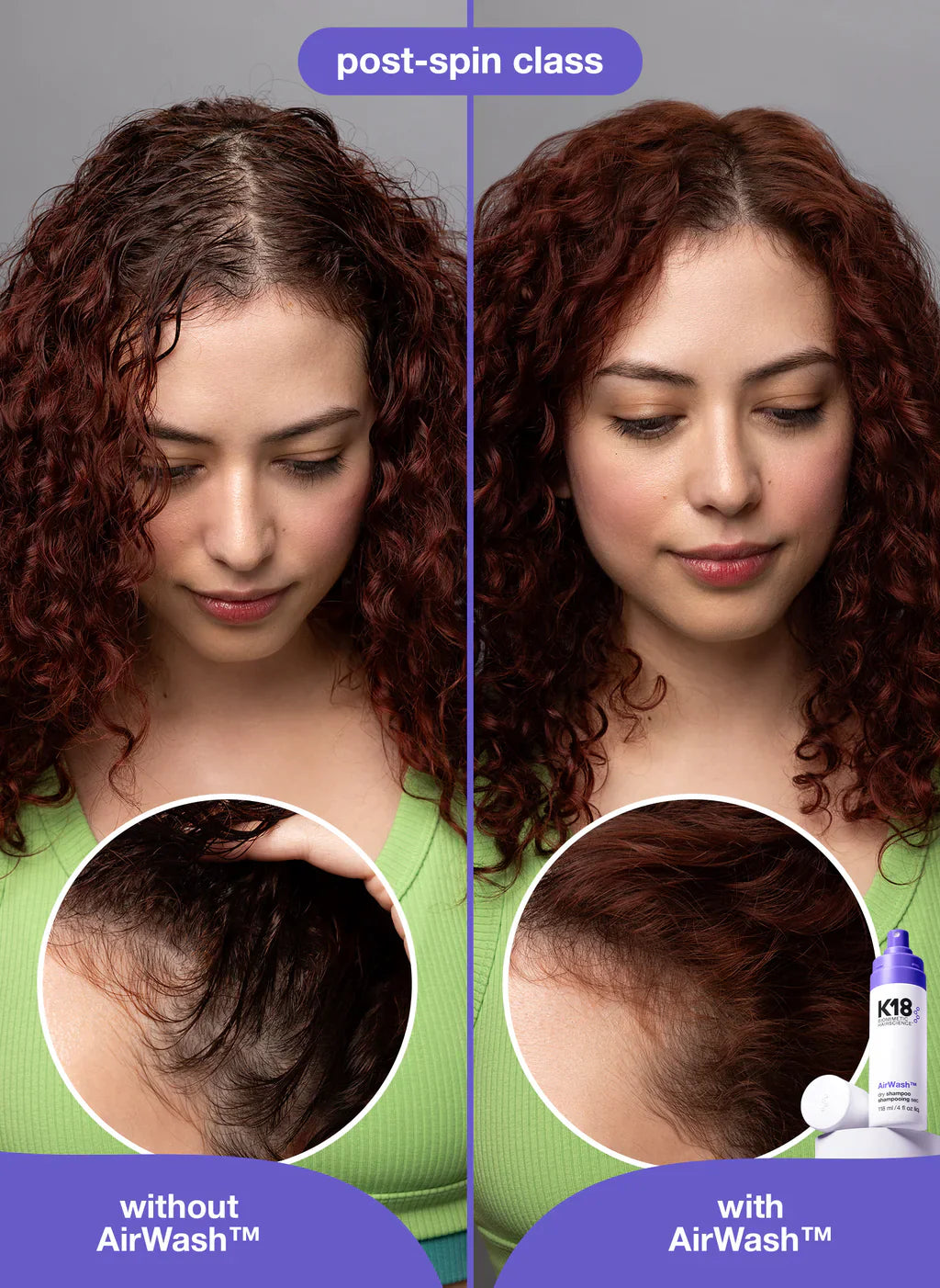 K18 AirWash™ dry shampoo