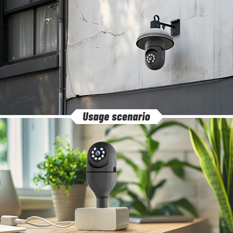 Smart AI Light Bulb Camera