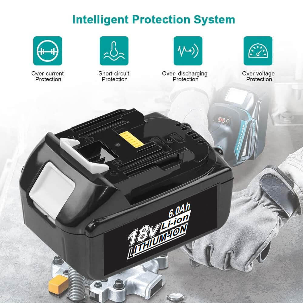 18V Makita Battery Replacement | BL1830 BL1840 6000mAh Li-ion Battery