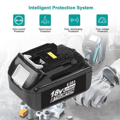 18V Makita Battery Replacement | BL1830 BL1840 6000mAh Li-ion Battery