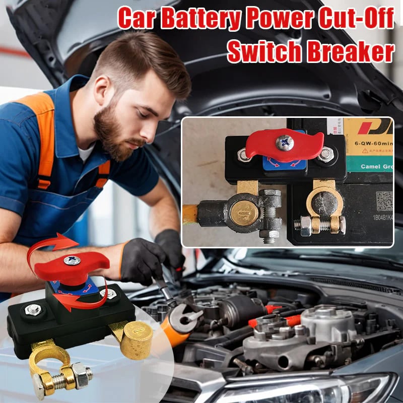 Car Battery Power Cut-Off Switch Breaker