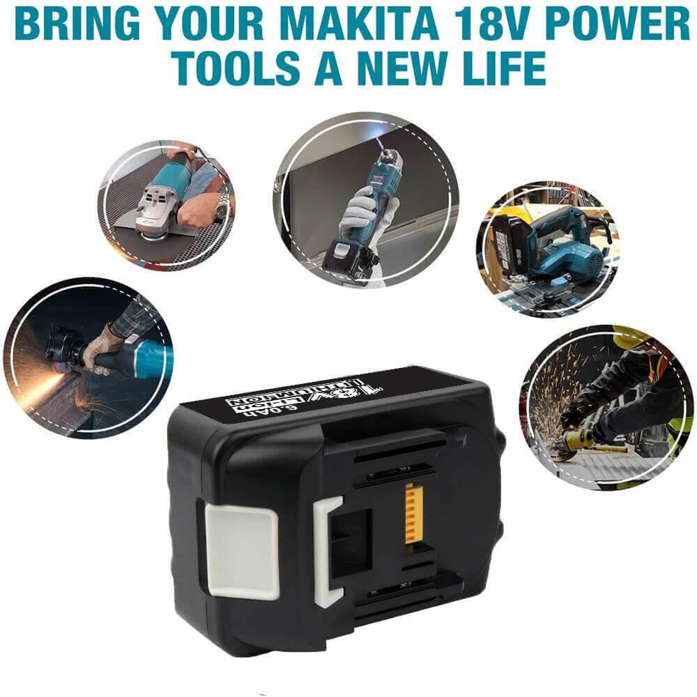 18V Makita Battery Replacement | BL1830 BL1840 6000mAh Li-ion Battery