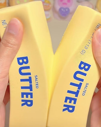 Soft Slow Rebound Butter Stick Squeezing Toy Realistic Butter Sticks Decompression Fidget Toys