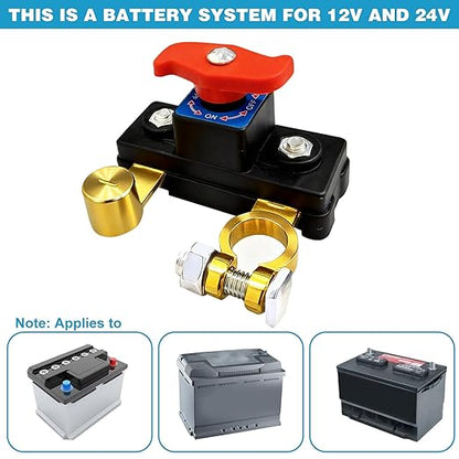 Car Battery Power Cut-Off Switch Breaker