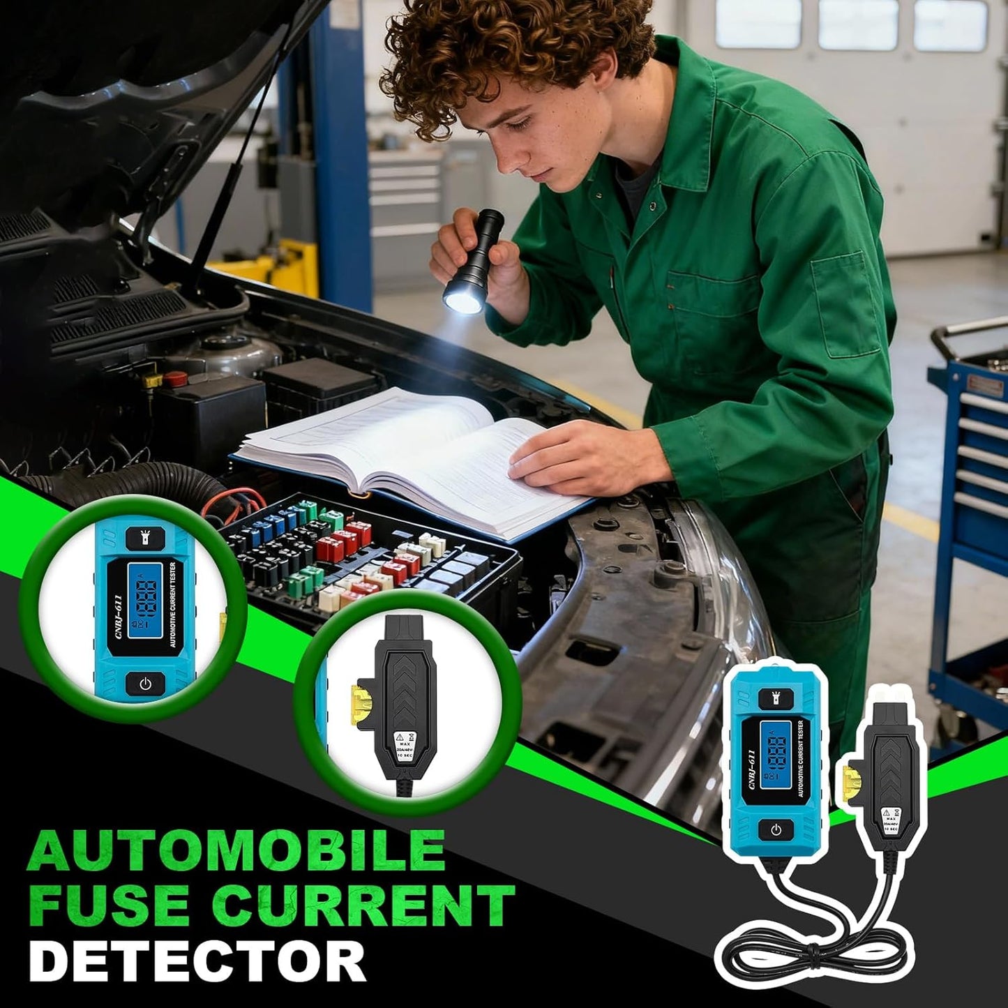 Automotive Circuit Fault Probe Tester – Precise Car Electrical Diagnostic Tool