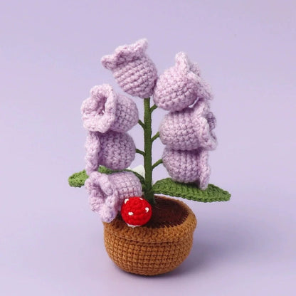 Handmade Crochet Flower Lamp