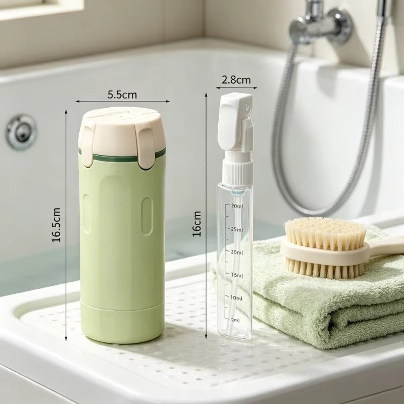 Portable Travel Dispenser 4in1