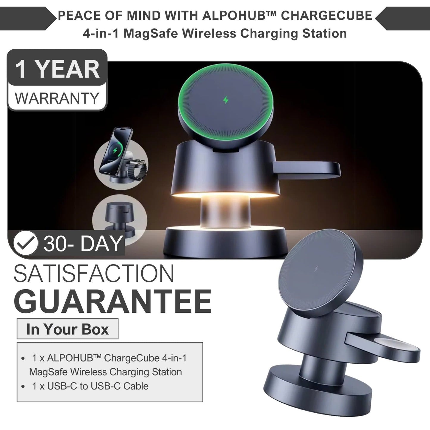 Magnetic 3 in 1 Wireless Charger